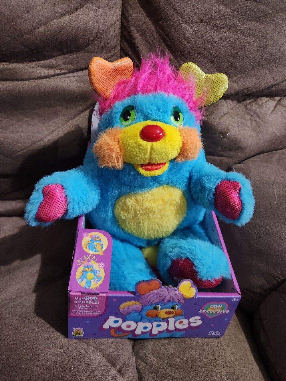 The Loyal Subjects Popples P.c Popple Blue Plush SDCC 2025 Con Exclusive Limited